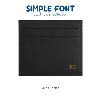 Debossed Gold Foil - Card Holder