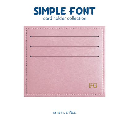 Debossed Gold Foil - Card Holder