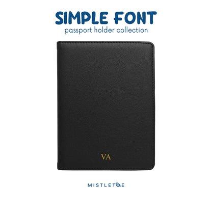 Debossed Gold Foil - Passport Holder