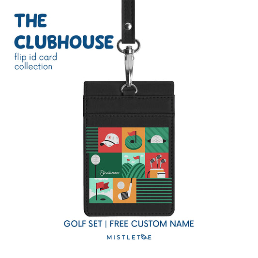 Golf Set - Flip ID Card | Lanyard