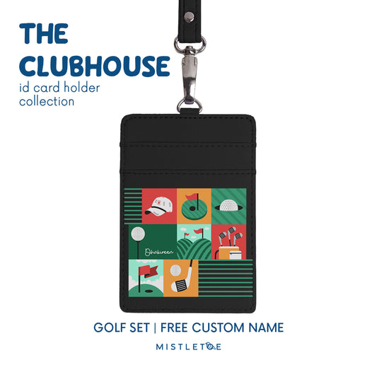 Golf Set - ID Card Holder | Lanyard
