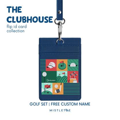 Golf Set - Flip ID Card | Lanyard