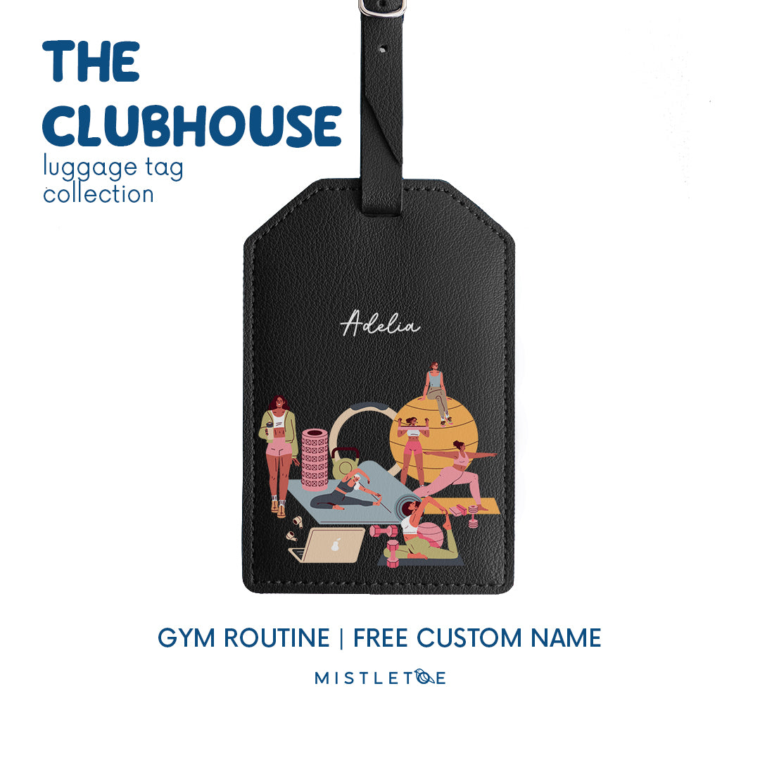 Gym Routine - Luggage Tag