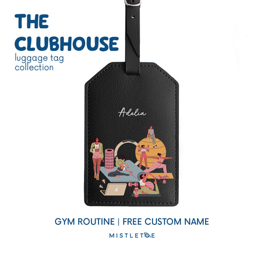 Gym Routine - Luggage Tag