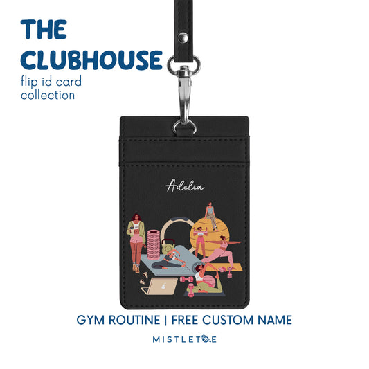 Gym Routine - Flip ID Card | Lanyard