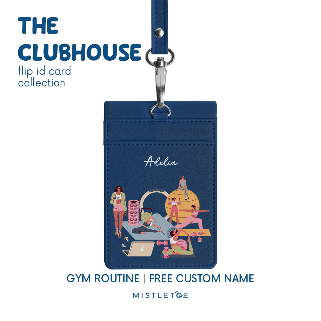 Gym Routine - Flip ID Card | Lanyard