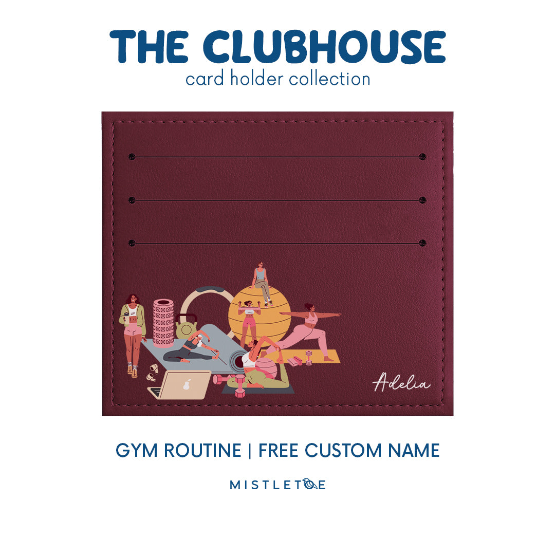 Gym Routine - Card Holder