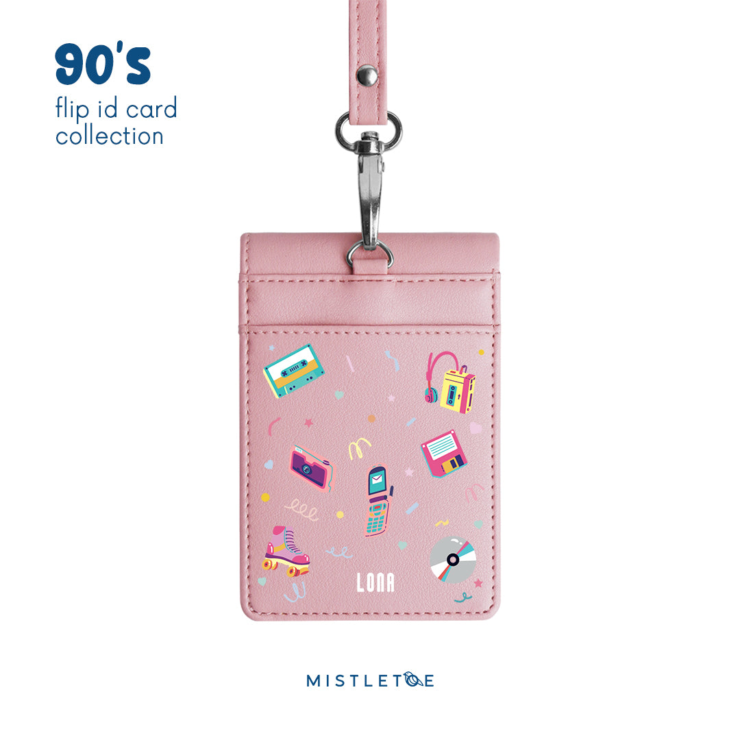 Happy 90's - Flip ID Card | Lanyard