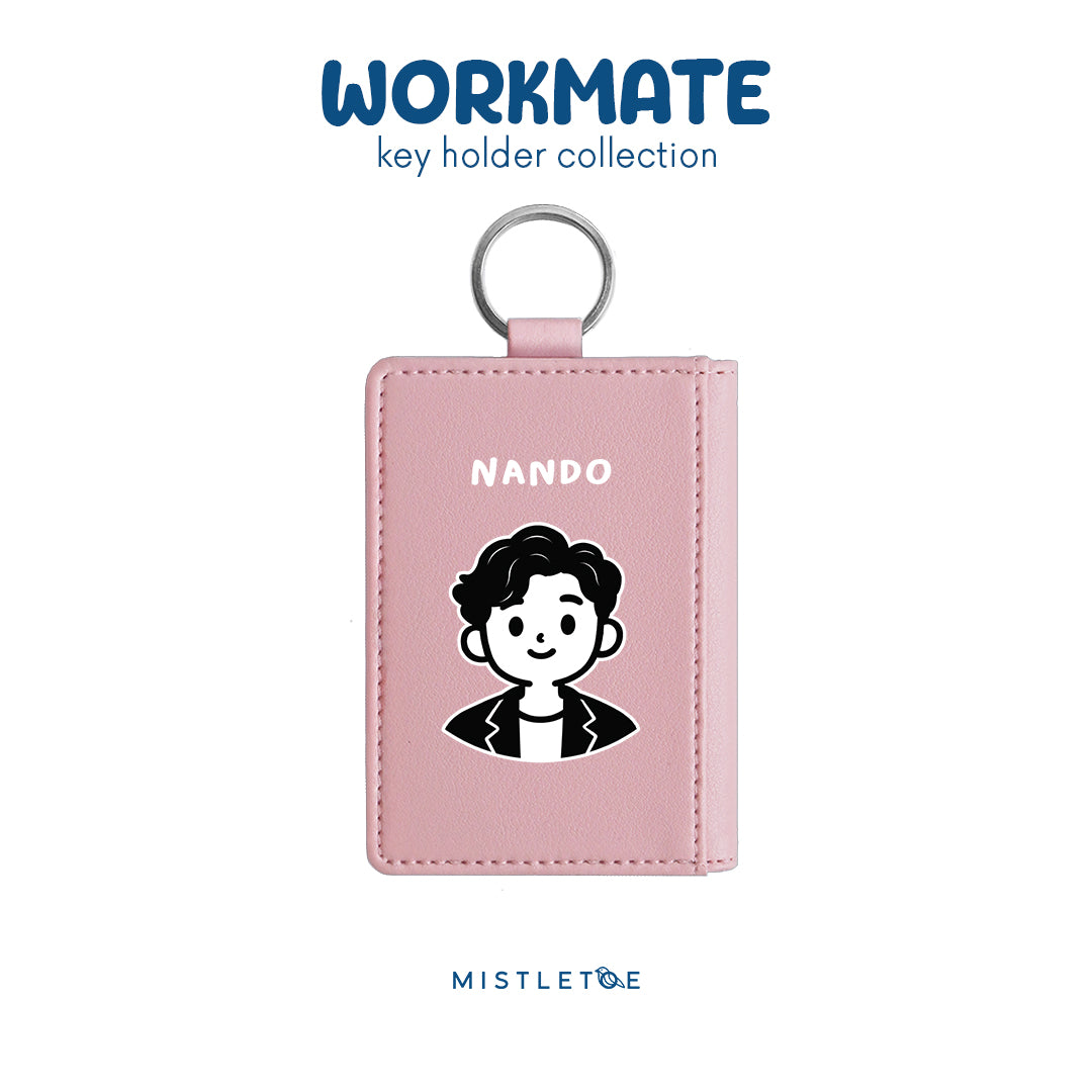 Happy Boy - Key Holder - Blossom Pink