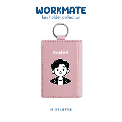 Happy Boy - Key Holder - Blossom Pink