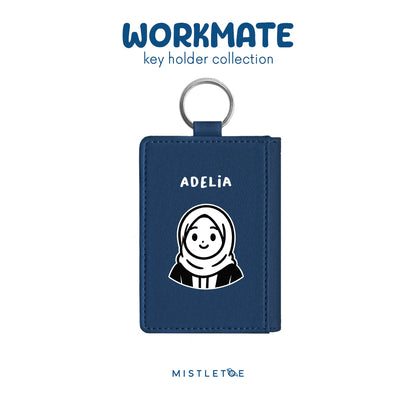 Hijab Girl - Key Holder - Navy Blue