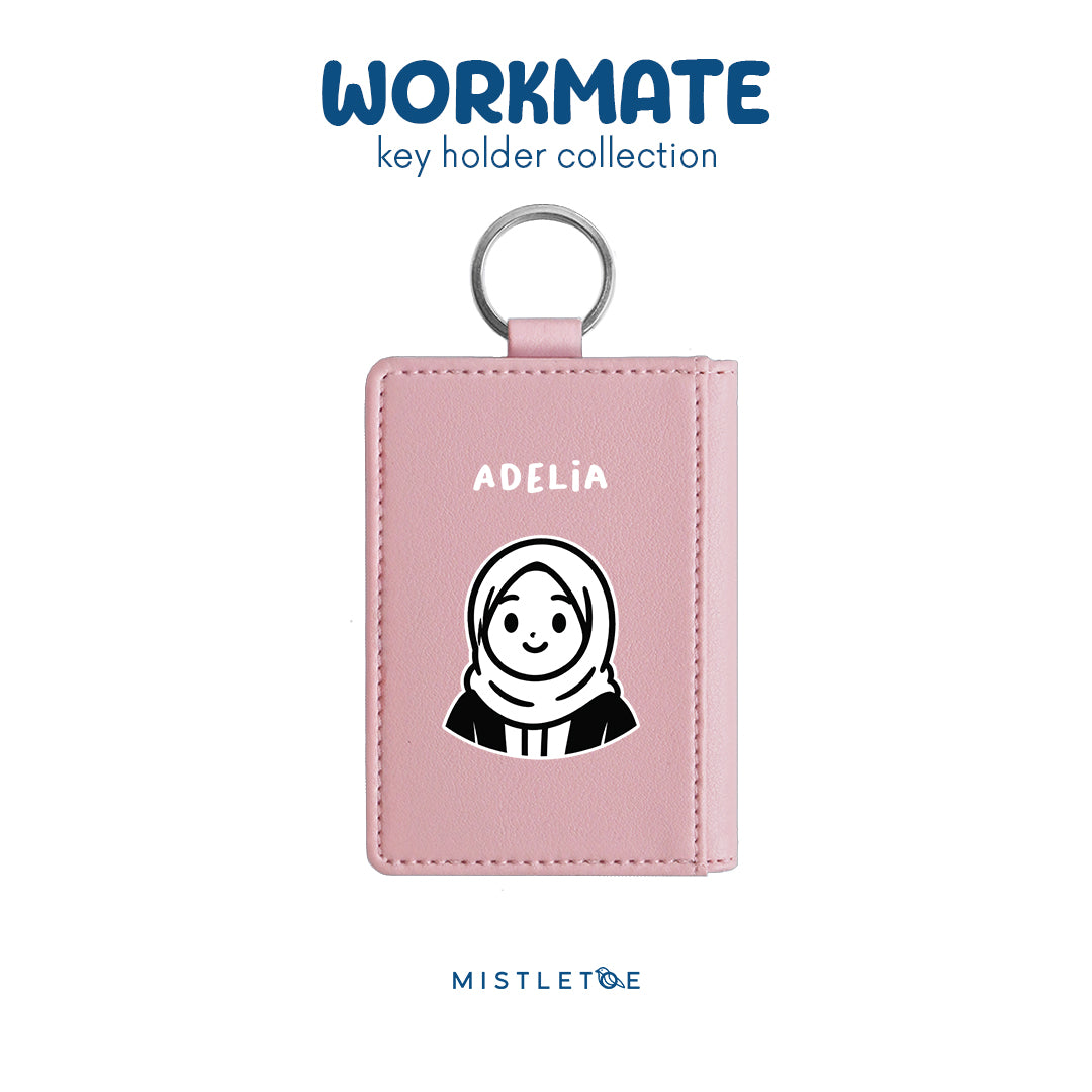 Hijab Girl - Key Holder - Blossom Pink