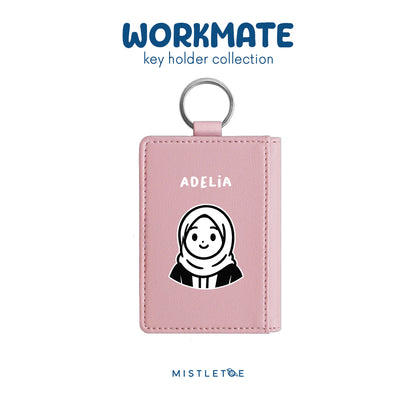 Hijab Girl - Key Holder - Blossom Pink