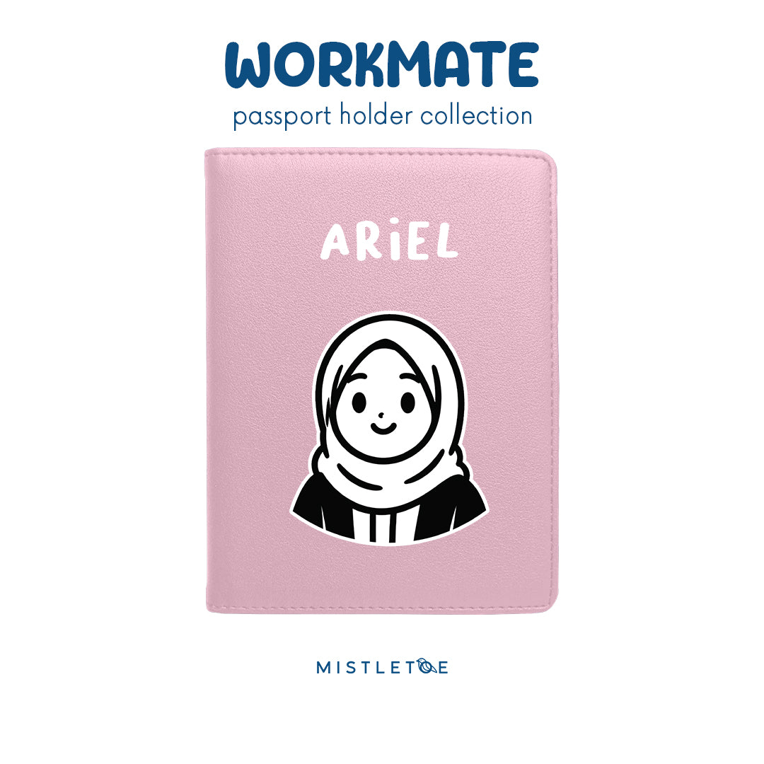 Hijab Girl - Passport Holder - Blossom Pink