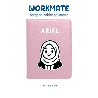 Hijab Girl - Passport Holder - Blossom Pink