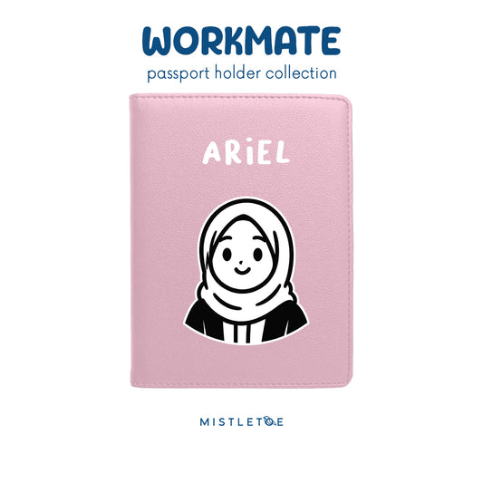 Hijab Girl - Passport Holder - Blossom Pink