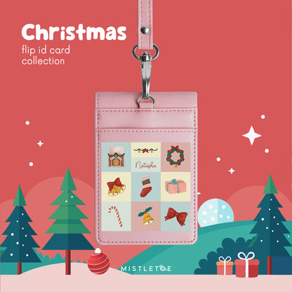Holiday Montage - Flip ID Card | Lanyard