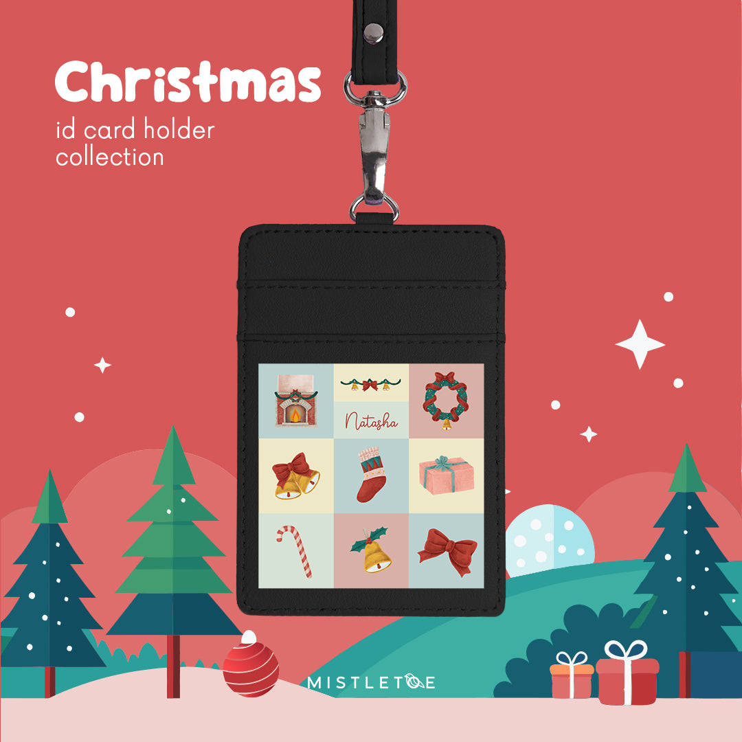 Holiday Montage - ID Card Holder | Lanyard