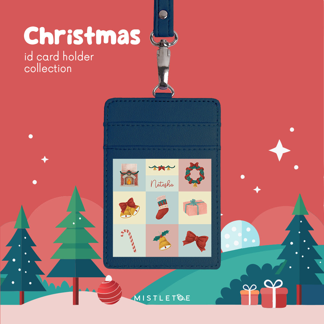 Holiday Montage - ID Card Holder | Lanyard
