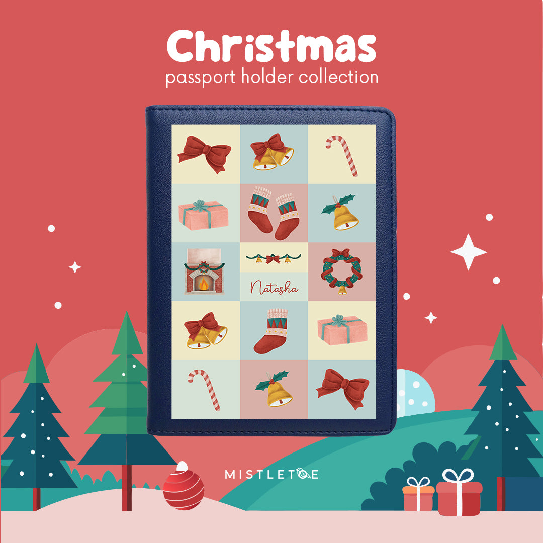 Holiday Montage - Passport Holder