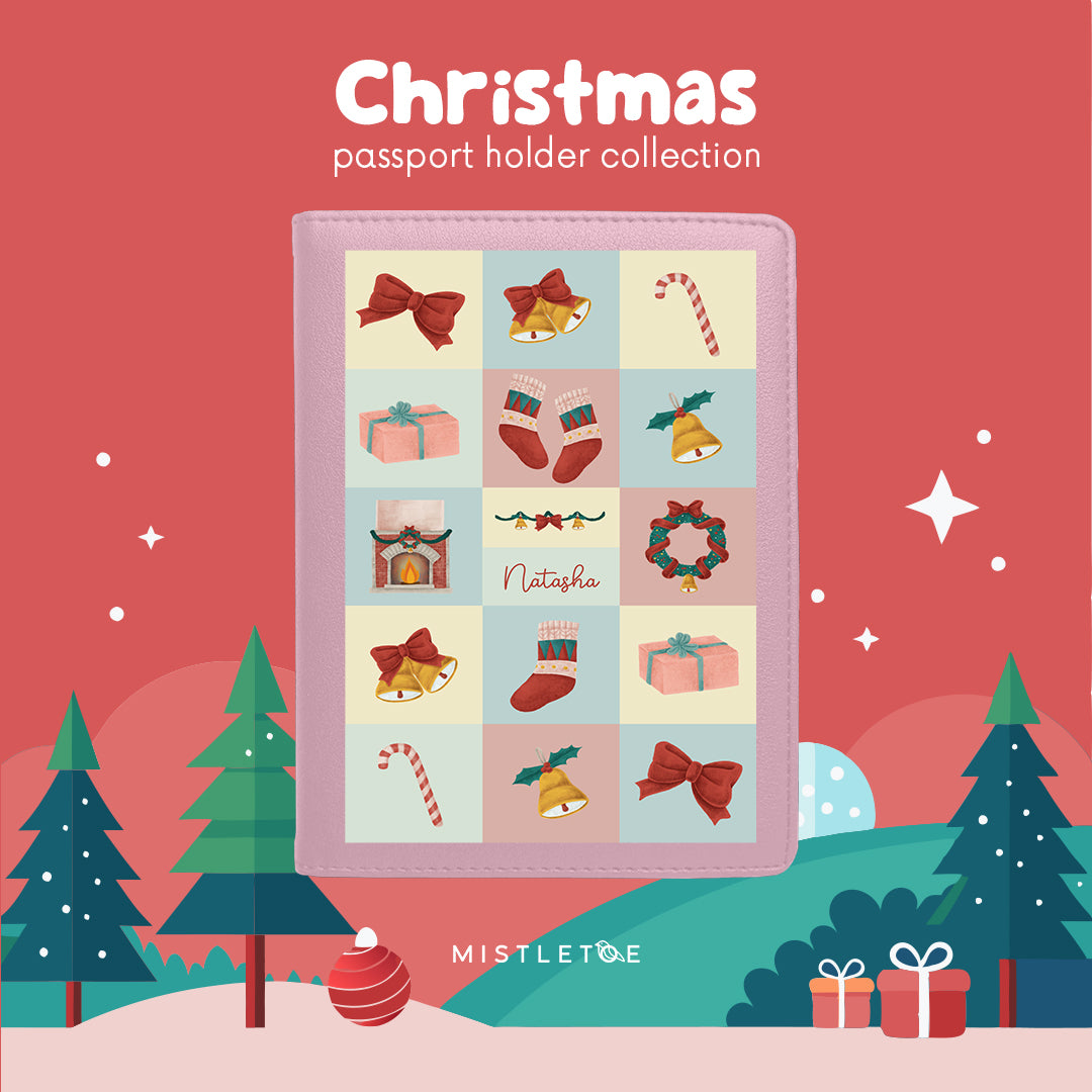 Holiday Montage - Passport Holder