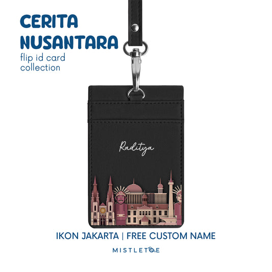 Ikon Jakarta - Flip ID Card | Lanyard