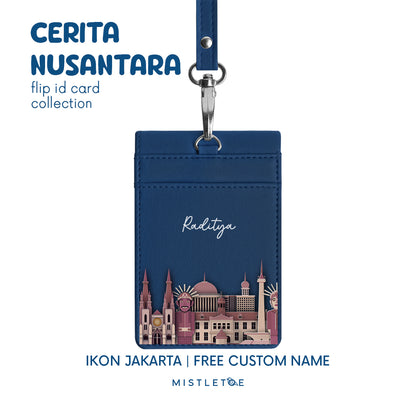 Ikon Jakarta - Flip ID Card | Lanyard