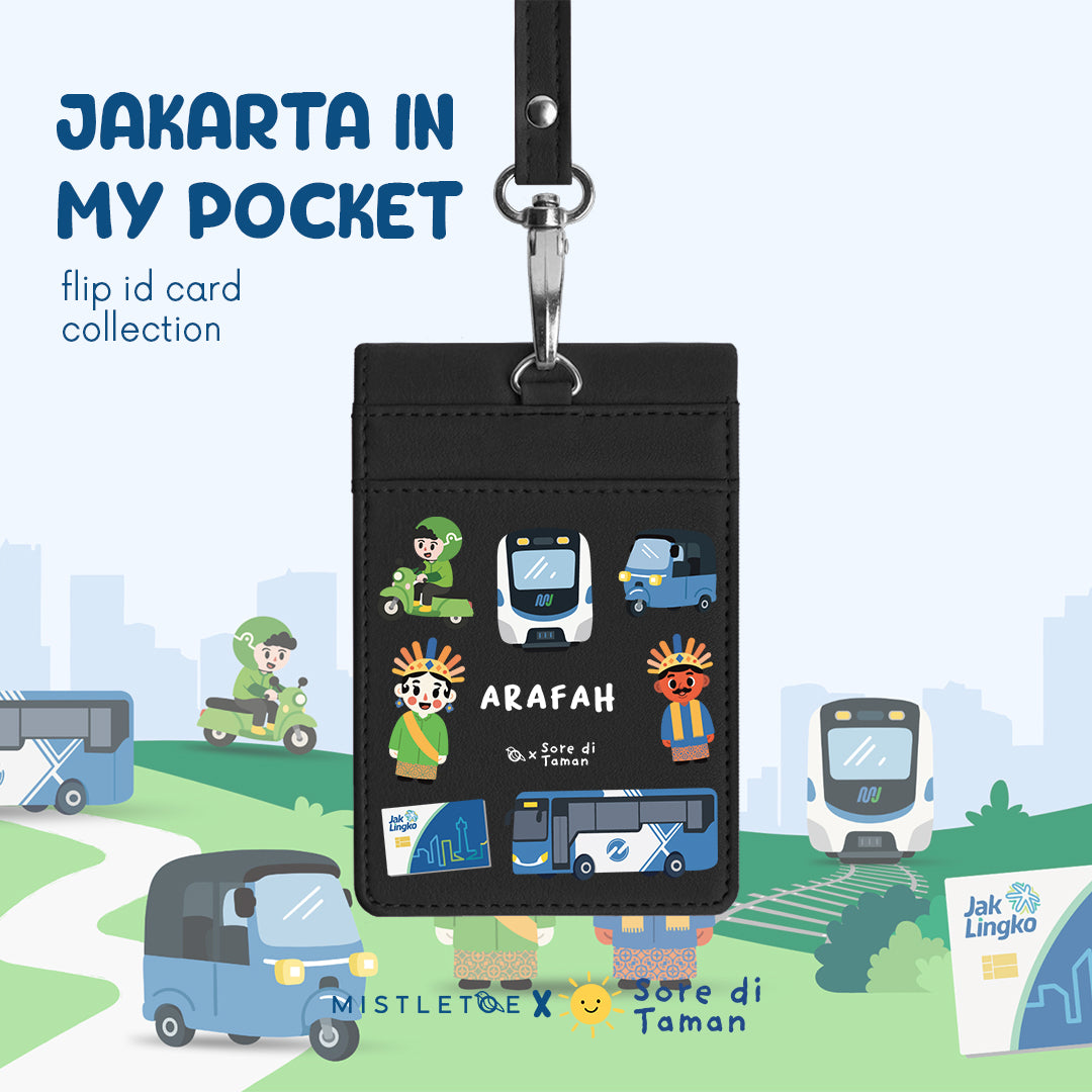 Jakarta in My Pocket - Flip ID Card | Lanyard