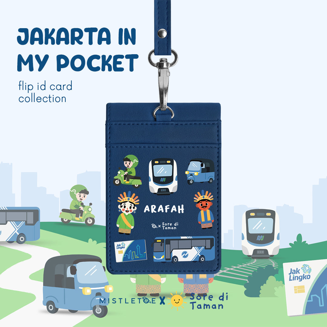 Jakarta in My Pocket - Flip ID Card | Lanyard