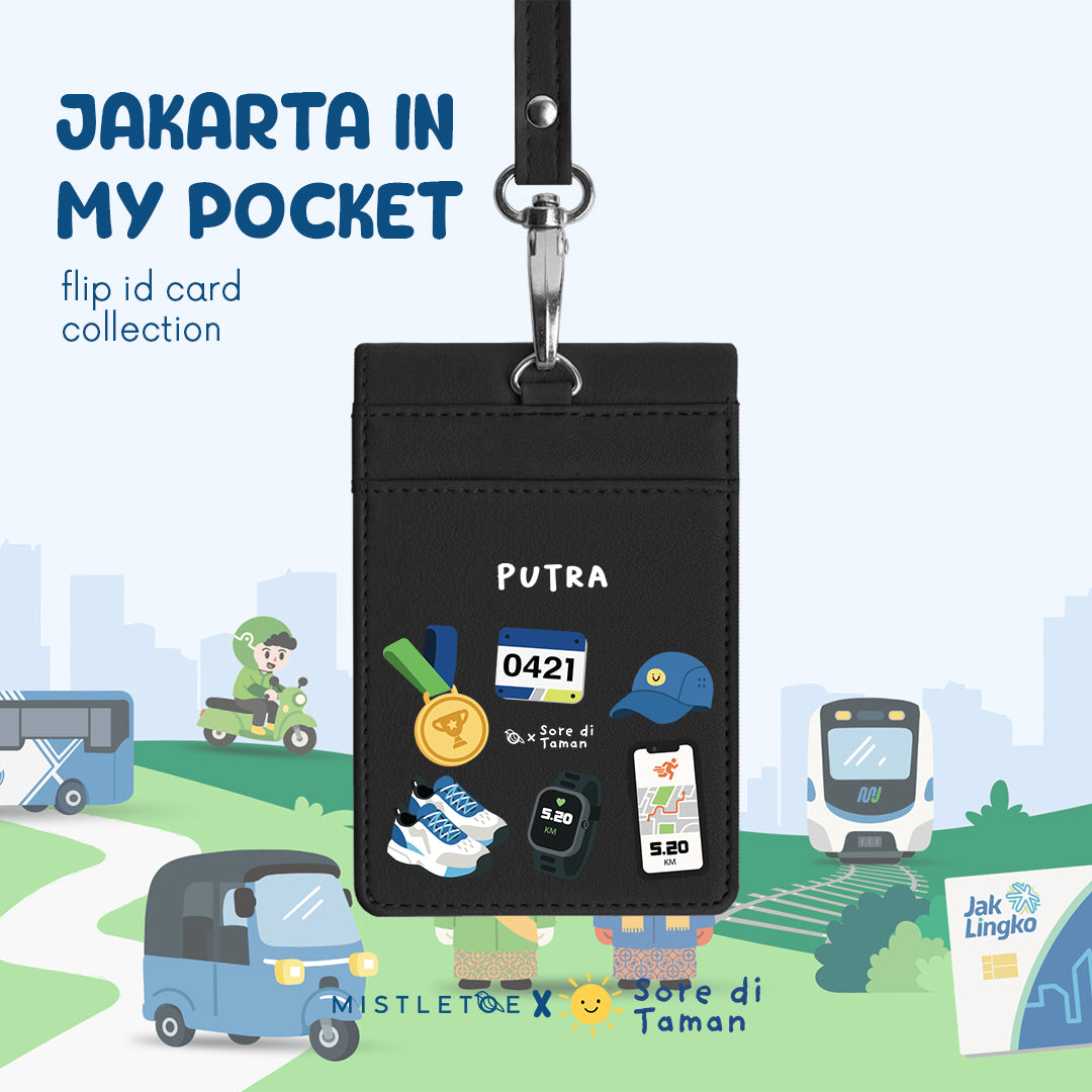 Jakarta Running Cup - Flip ID Card | Lanyard