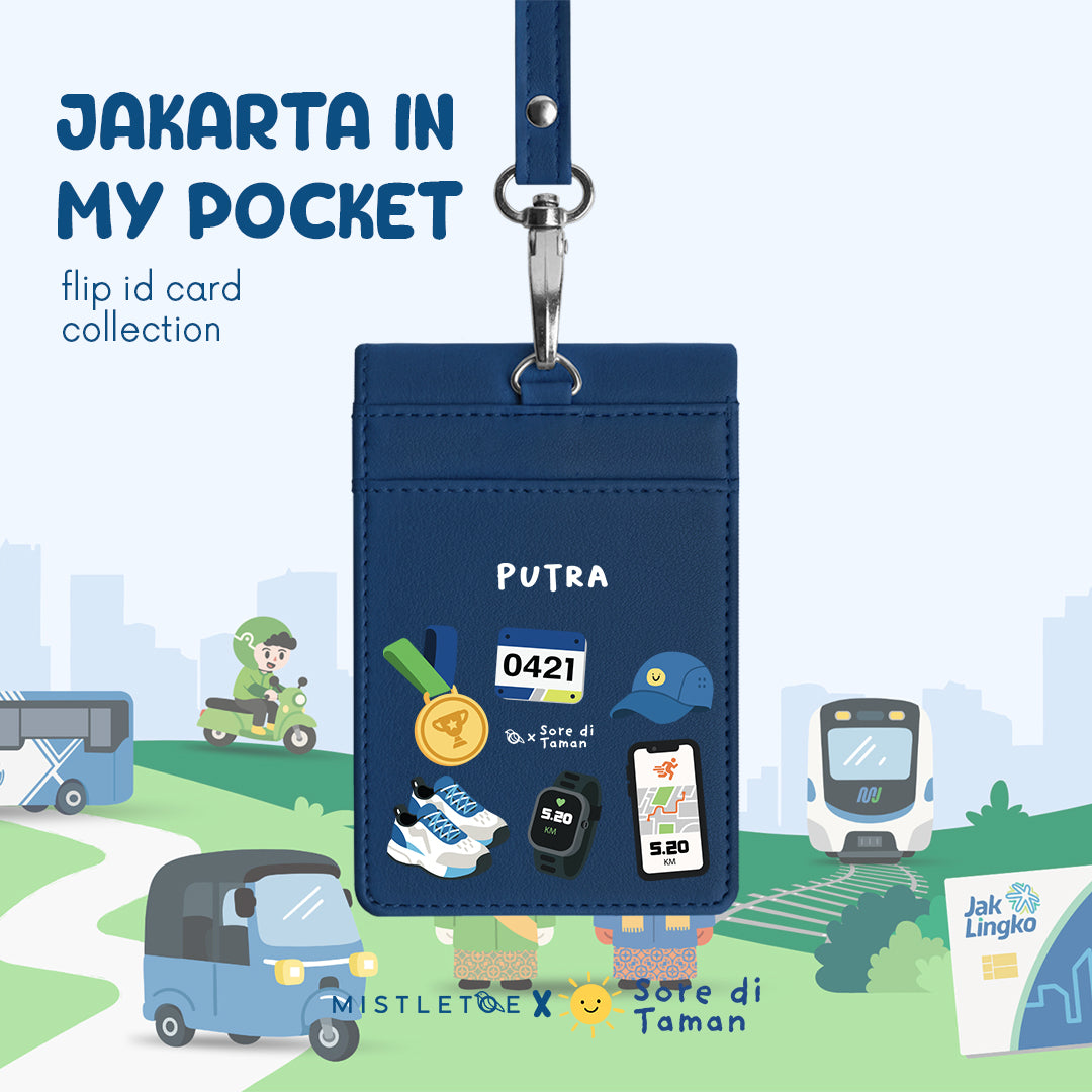 Jakarta Running Cup - Flip ID Card | Lanyard