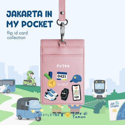 Jakarta Running Cup - Flip ID Card | Lanyard