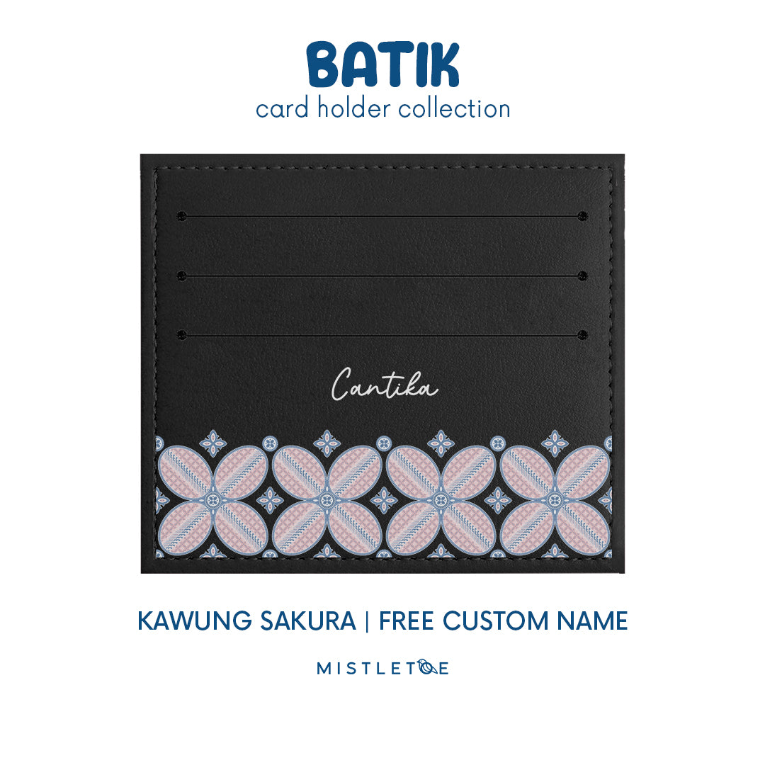 Kawung Sakura - Card Holder