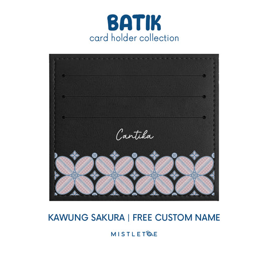 Kawung Sakura - Card Holder