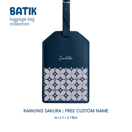 Kawung Sakura - Luggage Tag