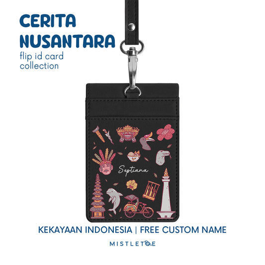 Kekayaan Indonesia - Flip ID Card | Lanyard