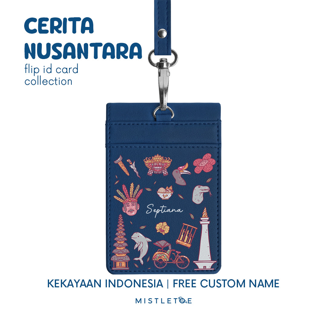 Kekayaan Indonesia - Flip ID Card | Lanyard