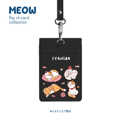Kitten Nap - Flip ID Card | Lanyard