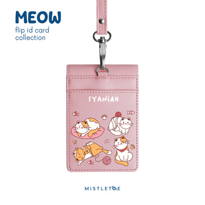 Kitten Nap - Flip ID Card | Lanyard