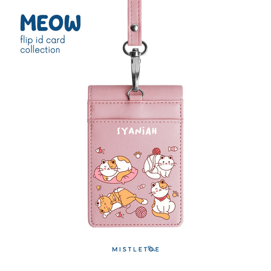 Kitten Nap - Flip ID Card | Lanyard