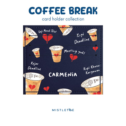 Kopi Deadline - Card Holder - Navy Blue