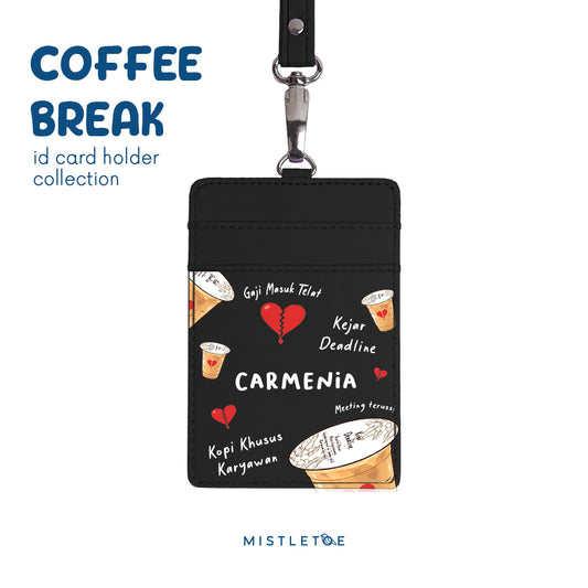 Kopi Deadline - ID Card Holder - Charcoal Black
