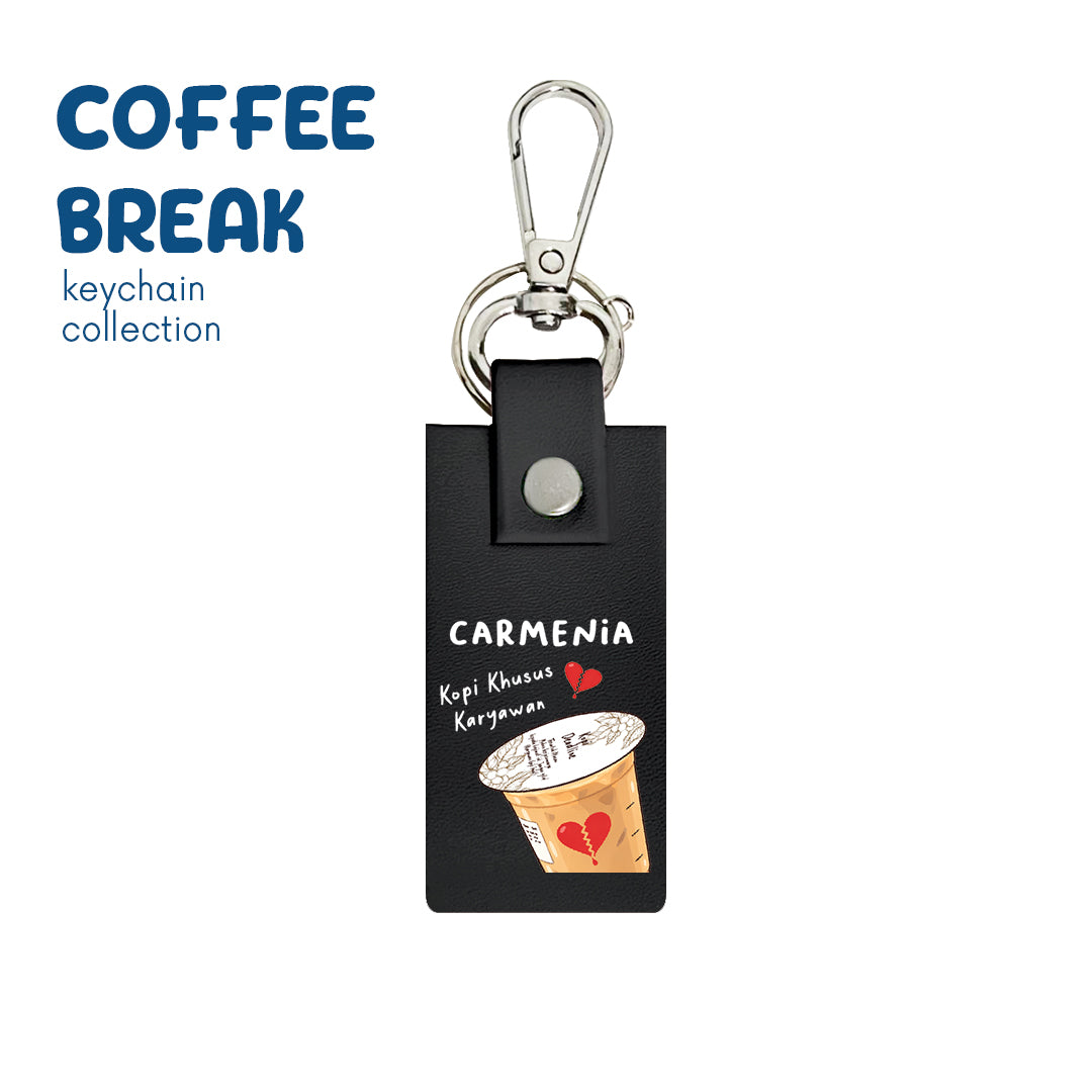 Kopi Deadline - Keychain - Charcoal Black