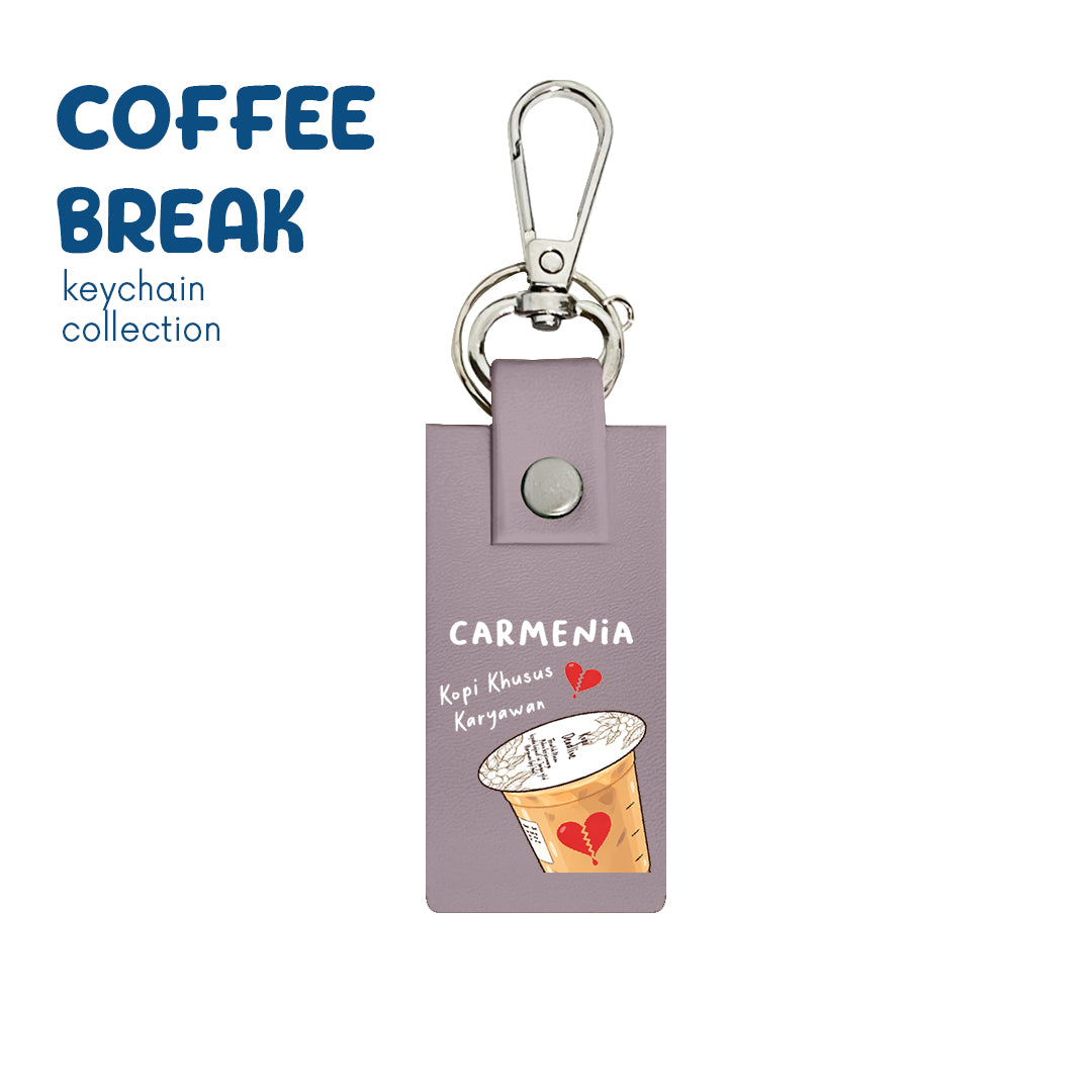 Kopi Deadline - Keychain - Dusty Lavender