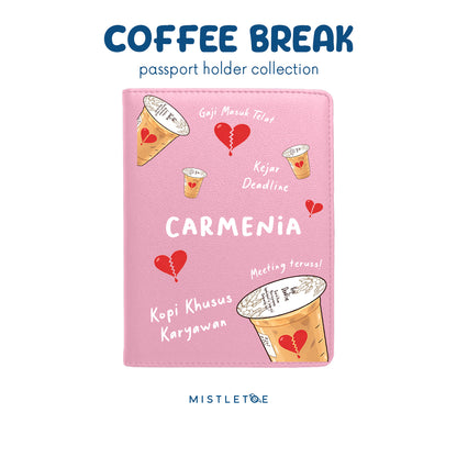 Kopi Deadline - Passport Holder - Blossom Pink