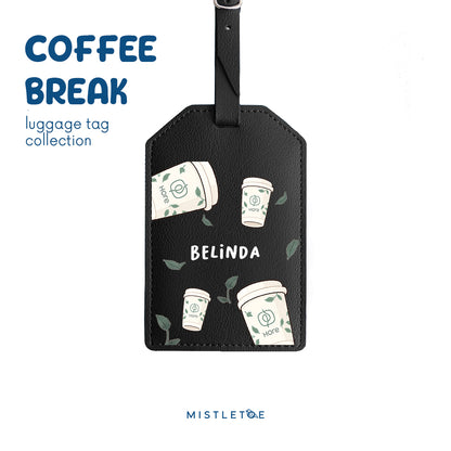 Kopi Hore - Luggage Tag - Charcoal Black