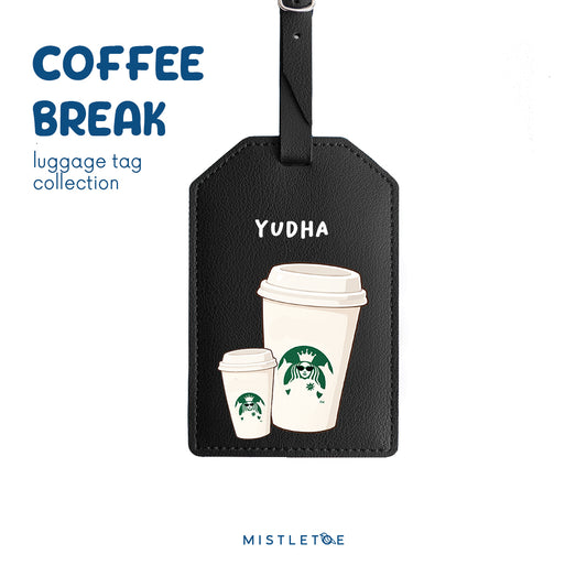 Kopi Starsyndrom - Luggage Tag - Charcoal Black