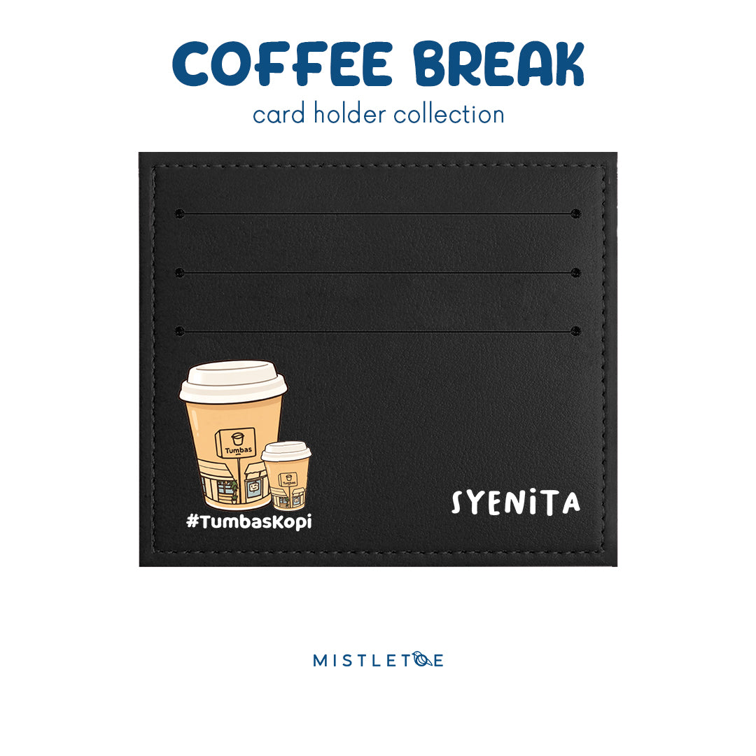 Kopi Tumbas - Card Holder - Charcoal Black