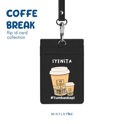 Kopi Tumbas - Flip ID Card - Charcoal Black