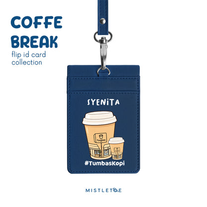 Kopi Tumbas - Flip ID Card - Navy Blue